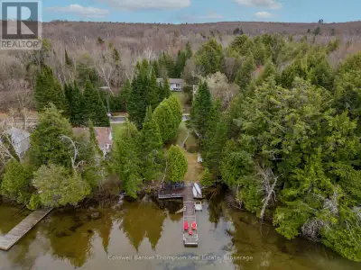 Welcome to the sought-after south shores of Lake of Bays, where western exposure offers breathtaking...