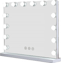 Lighted Makeup Mirror with 15 LED Lights