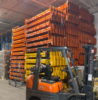 1000's of used redirack beams 8' long in stock - pallet racking