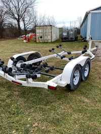 Boat Trailer Tandem Axle 48 Rollers $3500