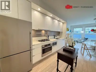 Immerse yourself in luxurious urban living with this furnished townhouse in Vancouver. Spanning 1106...