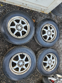 225 70 16 - RIMS AND TIRES - WINTER - TOYOTA RAV4 AND OTHERS