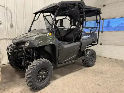 Priced with $500 off!! 2025 Honda Pioneer 700 4 seater with roof for sale at Northside Motorsports....