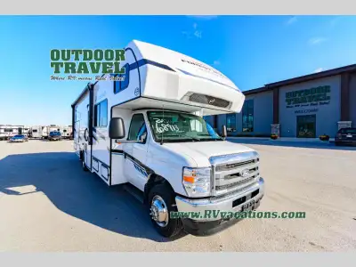 Forest River Sunseeker Class C gas motorhome 2860DS highlights: Outside Kitchen Sofa Two TVs Bunk Ov...