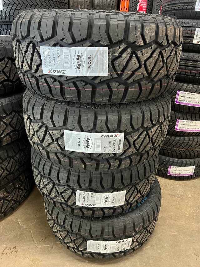 LT 33x12.50R20	SET OF 4 ZMAX DREAMLAND R/T NEW TIRES in Tires & Rims in Markham / York Region