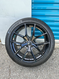 4 Jaguar rims staggered 255/40/19 and 225/45/19 CONTINENTAL Viki