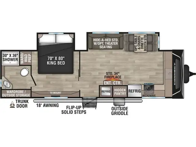 2024 K-Z Connect 282 FKK in Travel Trailers & Campers in Penticton - Image 3