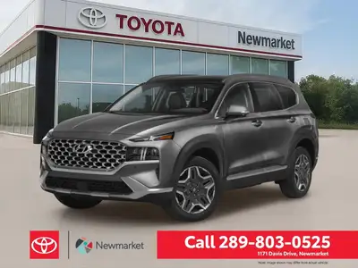 The 2023 Hyundai Santa Fe Hybrid Luxury in a refined gray exterior embodies elegance and versatility...