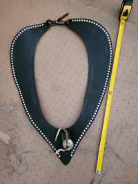 Studded Leather  Horse Collar Covers $40.00 each