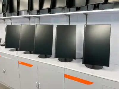 Lots of 24 inches 2K  monitors, frameless, --UNIWAY 8TH STREET, View more