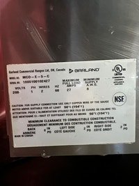 $7k 30” garland mco-e-5-c master series electric ! phase oven Mississauga / Peel Region Toronto (GTA) Preview