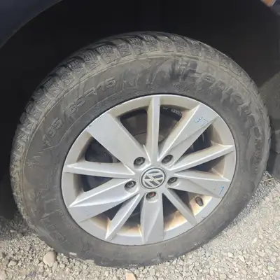 QUICK SALE OEM 195/65R15 VW GOLF WHEELS ICE POWER 800 WINTER TIRES MUST GO! PRICED TO SELL FIRST COM...
