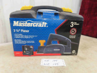 New in Box Mastercraft Power 3.25" Planer with Case