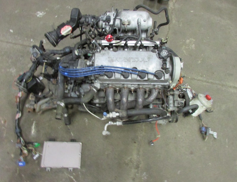 Honda Civic D16Y8 Engine 5 Speed Transmission Wiring Harness ECU