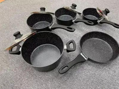 9-Piece Non-Stick Cookware Set–Durable Precision Aluminum K0027, View more