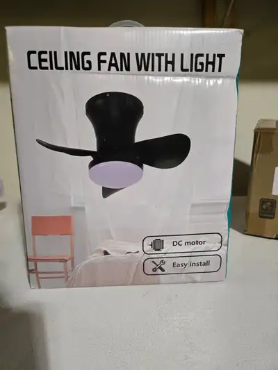 CEILING FAN WITH LIGHT - **NEW**, View more