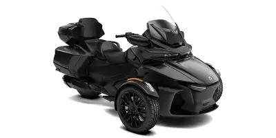 NEW 2026 Can-Am RT in carbon black. This 2-up touring model features the Rotax 1330 ACE engine with...