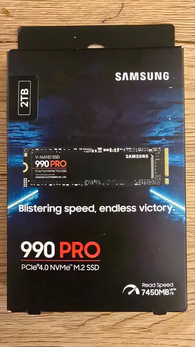 Samsung 990 PRO SSD 2TB NVMe M.2 PCIe Gen4, View more
