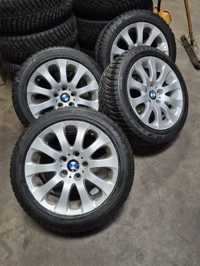 Good conditions OEM BMW rim and tires came off 3 series Price - $500.00 Fas - Tire 416 284 8473 647...