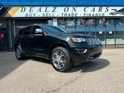 2021 JEEP GRAND CHEROKEE OVERLAND Harmon kardon audio Blind side assist Remote start Heated steering...