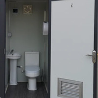 Mobile Toilets - Simple Elegant Design -External Sceptic & Power