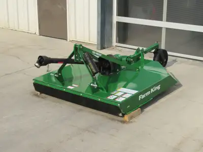 Series 1, 5 ft. Rotary Cutter, 3 Point Hitch, Cat 1, 15 Inch Laminated Tail Wheel. Available in Gree...