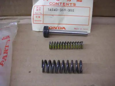 NOS OEM Honda can chain tensioner set 14540-369-305 used in cb 360 1974 to 1976 can be shipped at bu...
