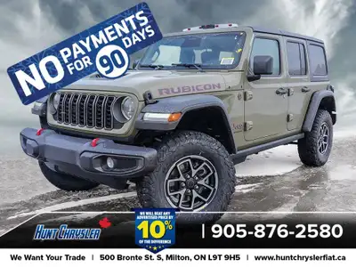 TRAIL RATED, ROCK READY, AND BUILT TO DOMINATE ANY TERRAIN, THE 2026 JEEP WRANGLER 4-DOOR RUBICON 4X...