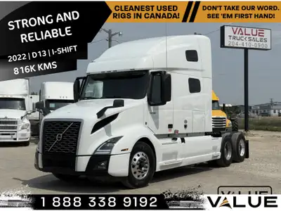 2022 VOLVO VNL 760 * Kms : 816,804 * Engine Make : Volvo * Engine Model : D13 * Engine HP : 455 * Tr...