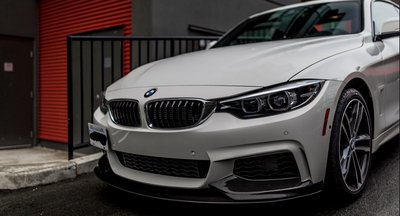 BMW F32 F33 F36 428i 435i 440i M-PERFOMANCE , CC OR FD PERFORMANCE STYLE CARBON FIBER FRONT LIP ALSO...