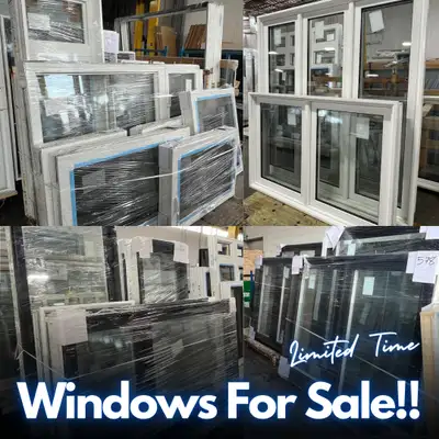 LIMITED TIME OFFER ALL WINDOWS ON SALE! We've got them all! Awning Casement Hopper Slider Double Sli...