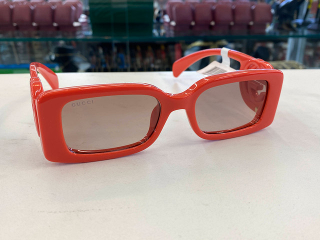 Gucci GG1325S Sunglasses Red w/Gradient Brown Lenses - NEW! in Other in City of Toronto