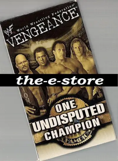 Wrestling VHS/DVD 2001 - VENGEANCE. WWE/WWF/WCW/NWA/TNA/UFC., View more