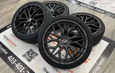 BRAELIN BR10 Wheels & MAXTREK M1 Tires Fits 3, 4 and 5 Series (5x120) - Wheel Size: 19x8.5J - Bolt P...