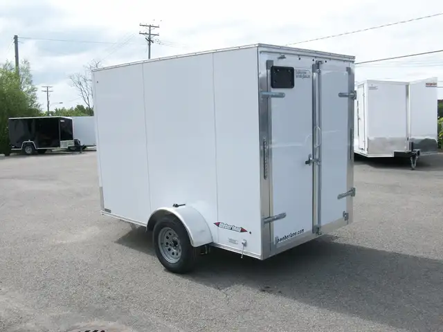 2025 Weberlane CARGO 6' X 10' V-NOSE 1 ESSIEU 3 PORTES CONTRACTE in Cargo & Utility Trailers in Laval / North Shore - Image 8