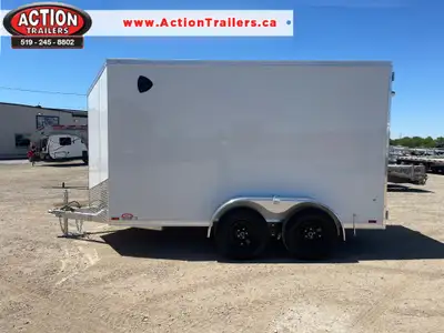 LEGACY LITE 6' X 12 TANDEM AXLE ALUMINUM CARGO TRAILER WITH REAR BARN DOORS AND 6in. EXTRA HEIGHT UP...