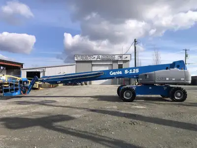 USED 2007 GENIE S-125 REBURB BOOM LIFT IN STOCK in EDMONTON! WE SHIP ANYWHERE in NORTH AMERICA! Fina...