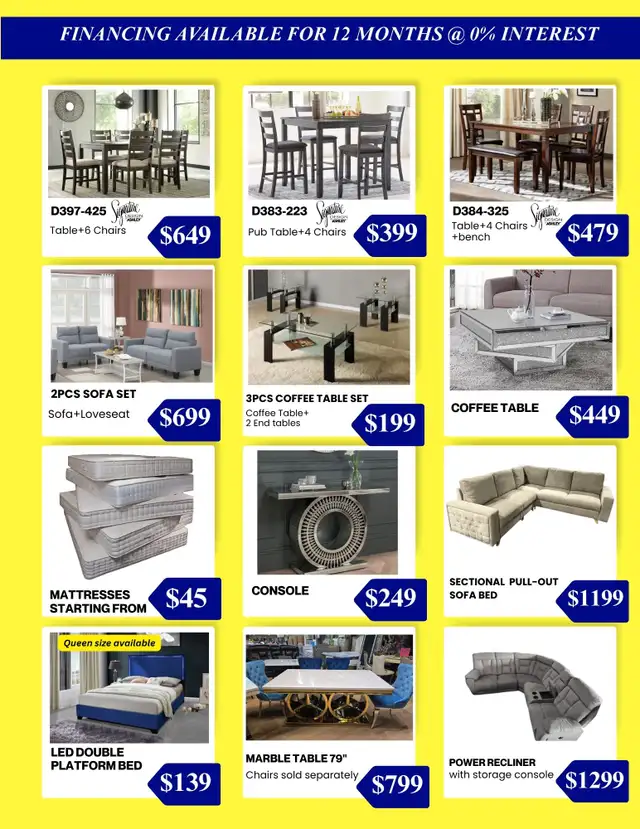 Warehouse Moving-Out Furniture Sale!!63234911763459123