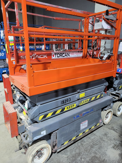 2013 SKYJACK SJIII3219 19' ELECTRIC SCISSOR LIFT, 32" WIDTH Note: All machines are part of our activ...