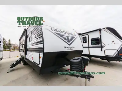 Grand Design Transcend Xplor travel trailer 26BHX highlights: Double-Size Bunk Beds with Curtains Bo...