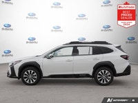 Recent Arrival! Crystal White 2025 Subaru Outback Premier AWD Lineartronic CVT 2.4L DOHC NAVIGATION,... (image 1)