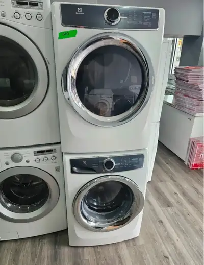 WOW Electrolux 27" White Frontload Stackable Washer Electric Dry, View more