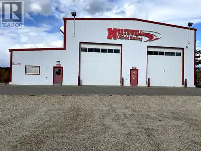 11200 sf shop on 2.07 acres with overhead crane, make up air and oversized drive through doors. 2800...
