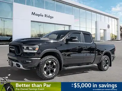 Command every journey in this exceptionally capable 2021 Ram 1500 Rebel, powered by the impressive 3...
