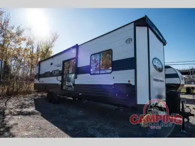 Forest River Timberwolf destination trailer 39TN highlights: U-Shaped Dinette Walk-in Pantry Bunk Ro...