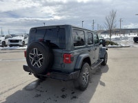 Recent Arrival! 2024 Jeep Wrangler Sahara Anvil Clear Coat Pentastar 3.6L V6 VVT 4WD 4 Auxiliary Swi... (image 4)