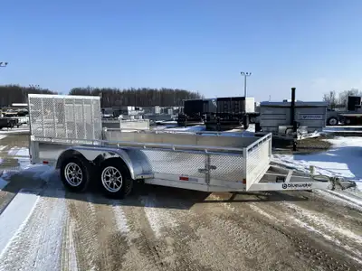Canadian Mennonite Built Tandem Axle Aluminum Utility Trailer is $6,370.00 or $127.38/month! Ord: E1...