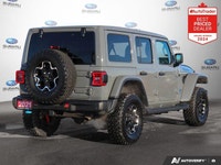 Recent Arrival! Sting-Gray Clearcoat 2021 Jeep Wrangler Unlimited Rubicon 4xe 4WD 8-Speed Automatic... (image 4)