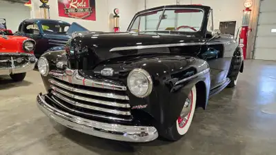 1946 Ford Super Deluxe Convertible resto mod. Sensational restoration! Hard to get a car to look goo...