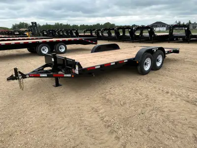NEW 2025 SWS 20' Full Tilt Trailer Tandem Axle 2 x 7000 lb EZ Lube Electric Braked Torsion Axles 14,...